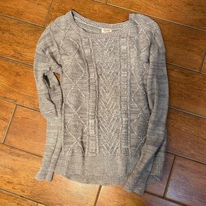 Long sleeve grey sweater size S